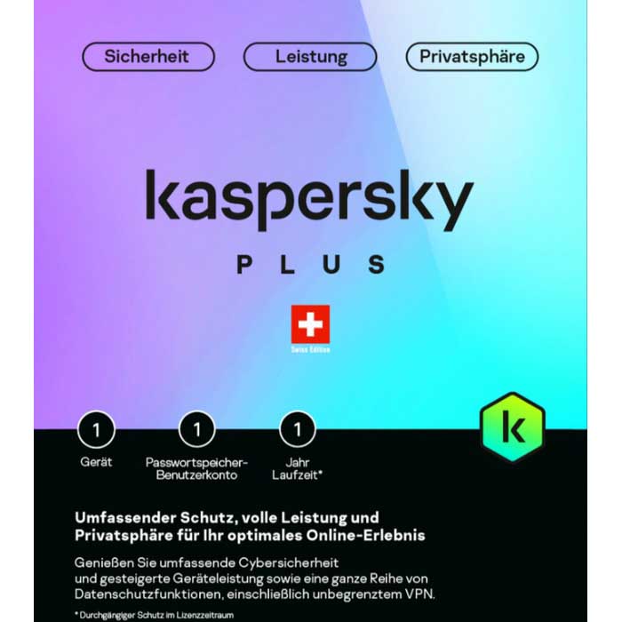 Picture of Kaspersky Plus (1 PC) [PC/Mac/Android] (D/F/I)