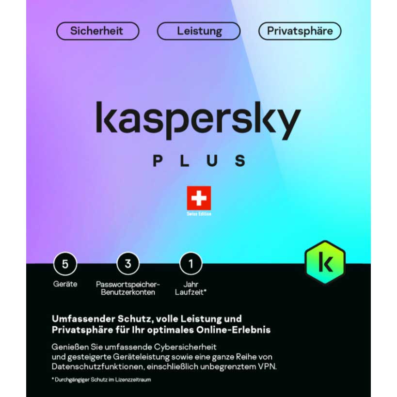 Picture of Kaspersky Plus (5 PC) [PC/Mac/Android] (D/F/I)