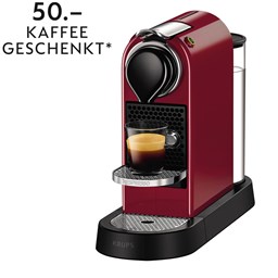 Bild von Nespresso Kaffeemaschine Citiz XN7415 rot
