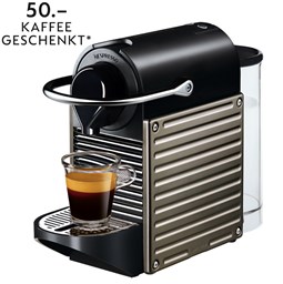 Bild von Nespresso Kaffeemaschine Pixie Electric titan