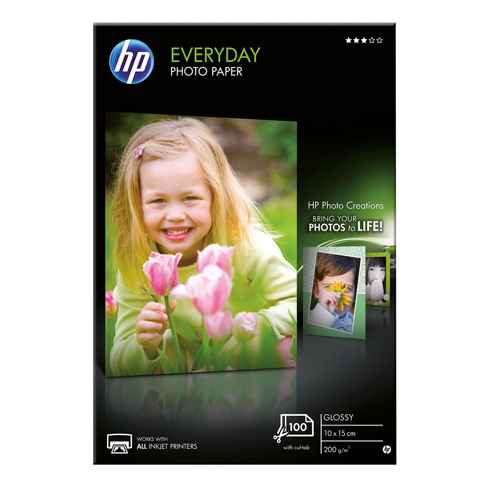 Picture of HP Fotopapier Everyday CR757A, 10 x 15cm, 100 Blatt