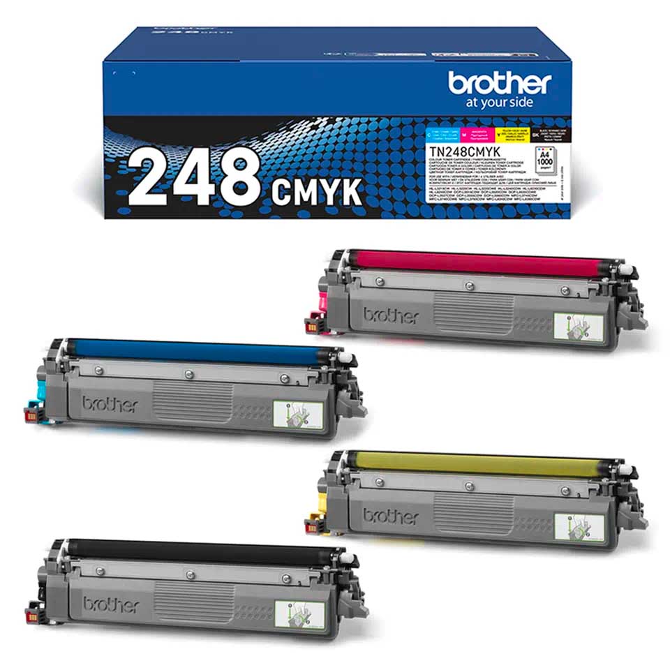 Picture of Brother Toner TN-248 BK, C, M, Y