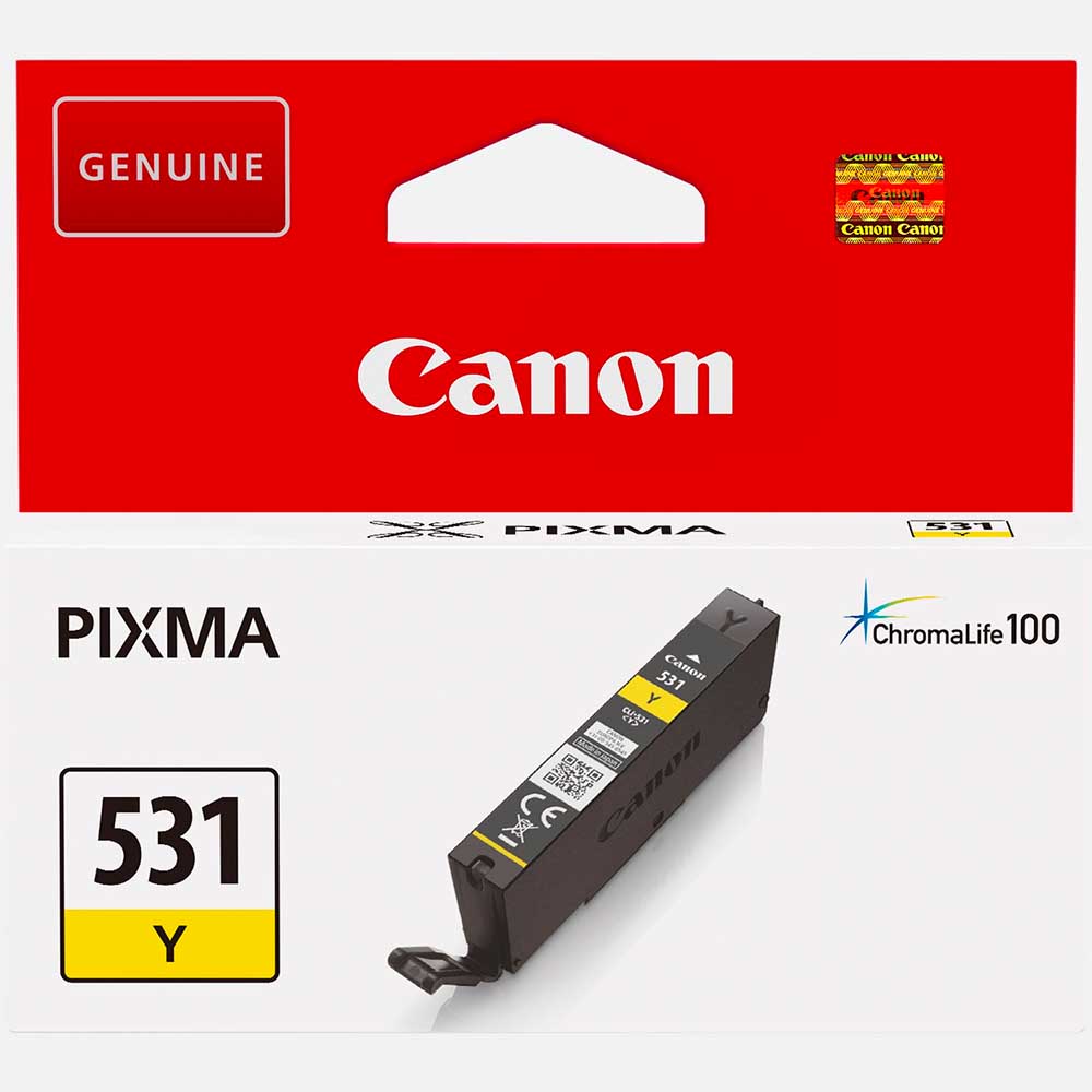 Picture of Canon Tintenpatrone CLI-531Y, yellow