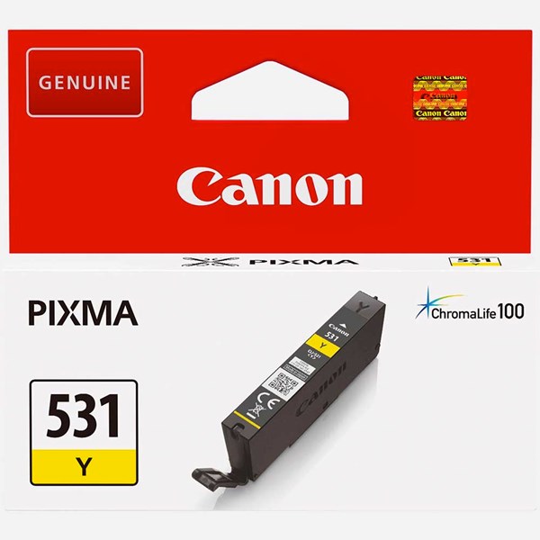 Bild von Canon Tintenpatrone CLI-531Y, yellow