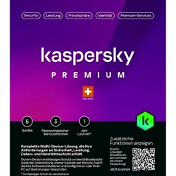 Bild von Kaspersky Premium (5 PC) [PC/Mac/Android] (D/F/I)