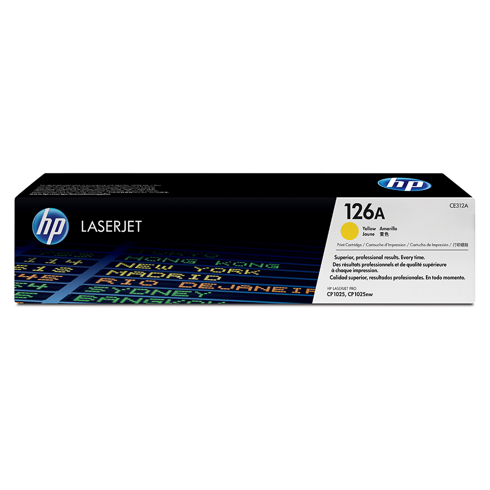 Picture of HP Toner 126A, CE312A, Gelb, 1000 Seiten