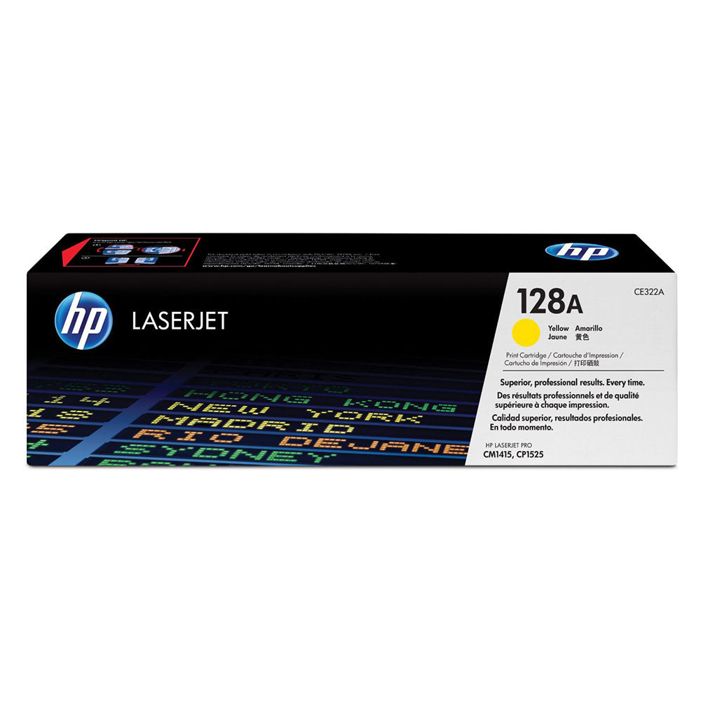 Picture of HP Toner 128A, CE322A, Gelb, 1300 Seiten