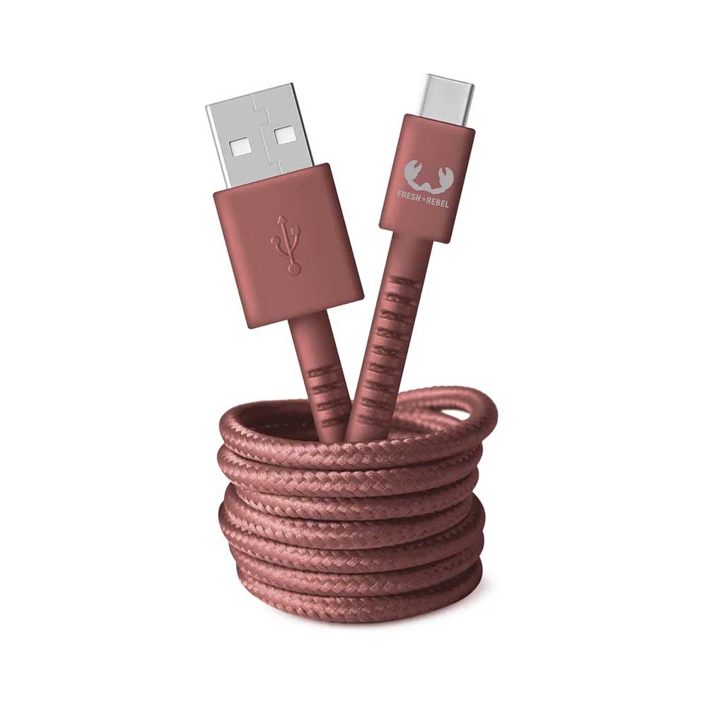 Picture of Fresh'N Rebel USB A-USB C 2m Safari Red