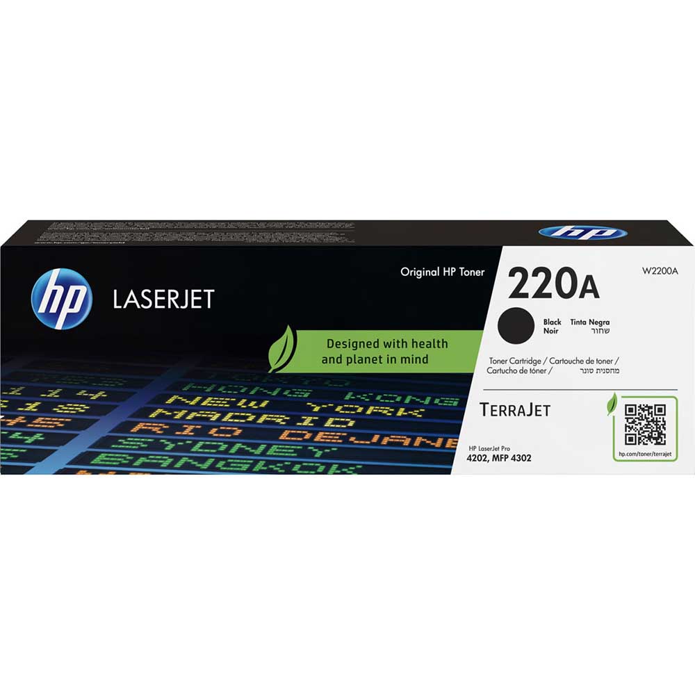 Picture of HP Toner 220A, W2200A, black, 2000 Seiten