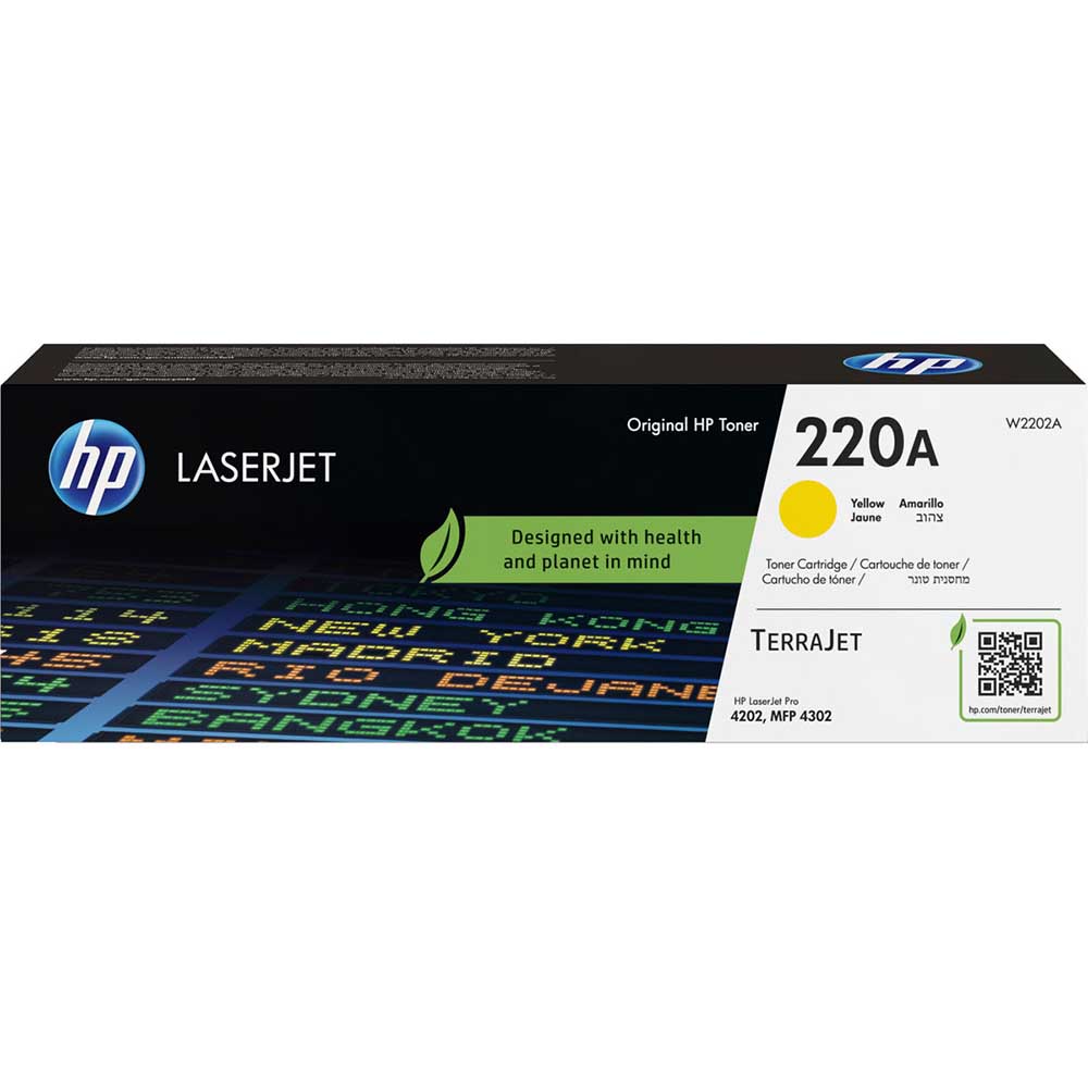 Picture of HP Toner 220A, W2202A, yellow, 1800 Seiten