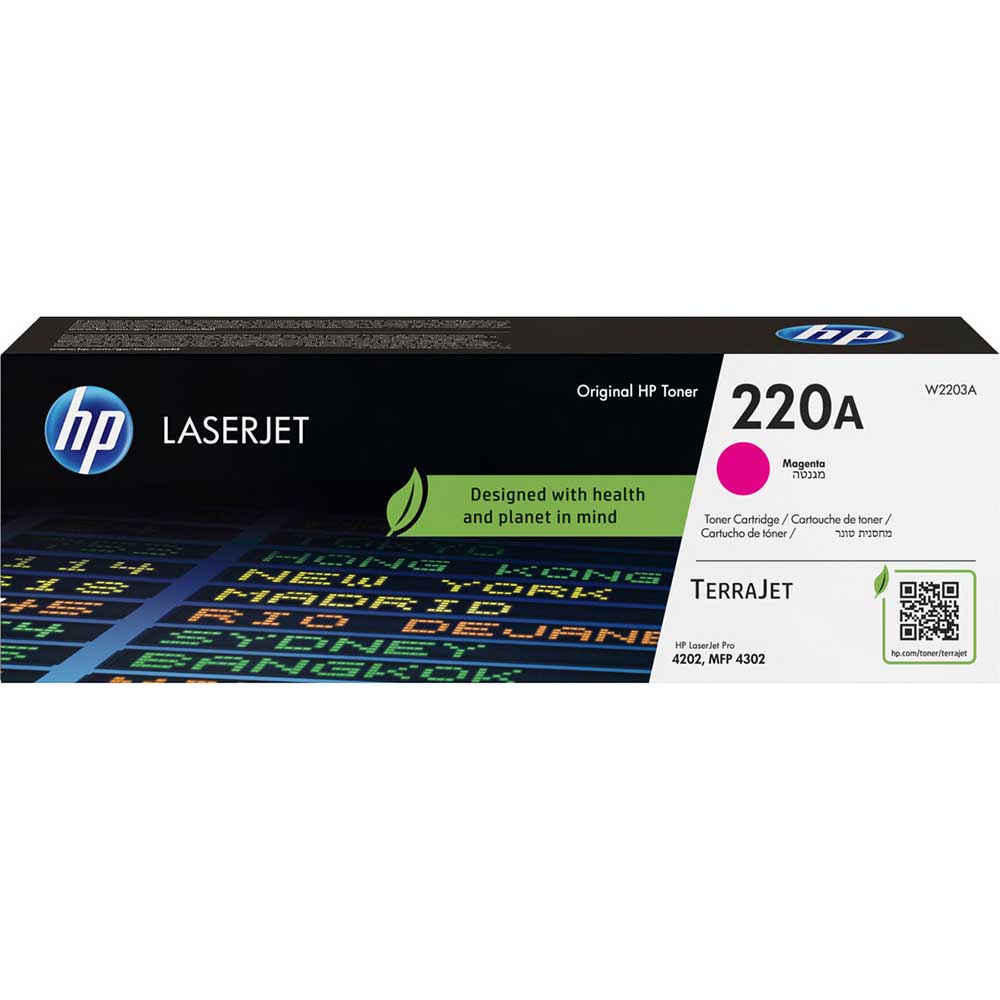 Picture of HP Toner 220A, W2203A, magenta, 1800 Seiten