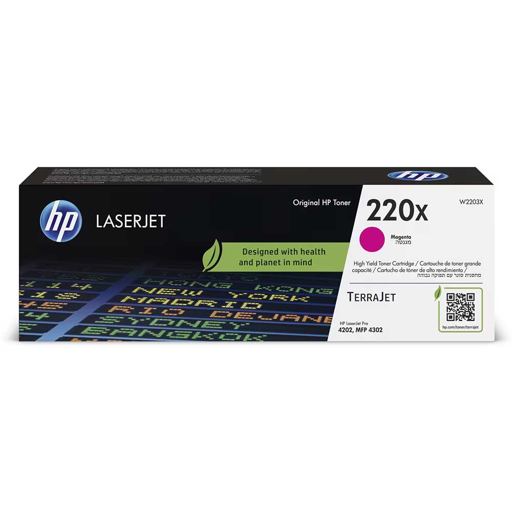 Picture of HP Toner 220X, W2203X, magenta, 5500 Seiten