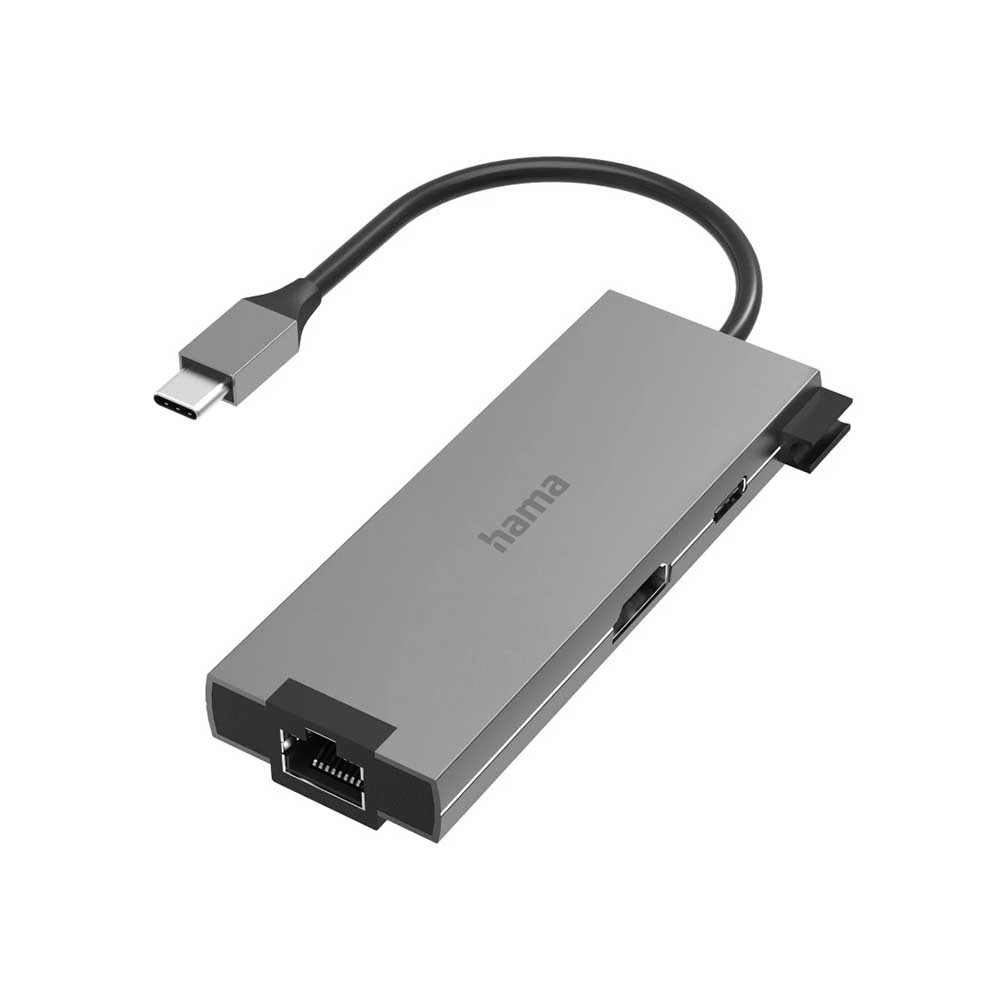 Bild von Hama USB-C-Hub, 2x USB-A, USB-C, HDMI™, LAN