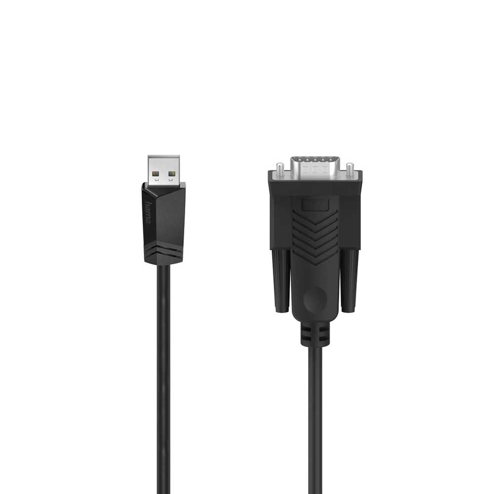 Bild von Hama USB-Seriell-Kabel, 9-polig D-Sub (RS232) 1.5m