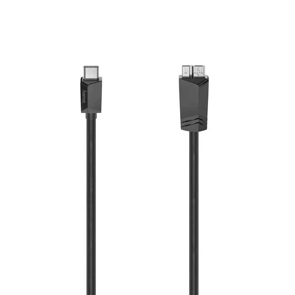 Bild von Hama USB-C-Kabel, USB-C zu MicroUSB, USB 3.2Gen1, 0.75m