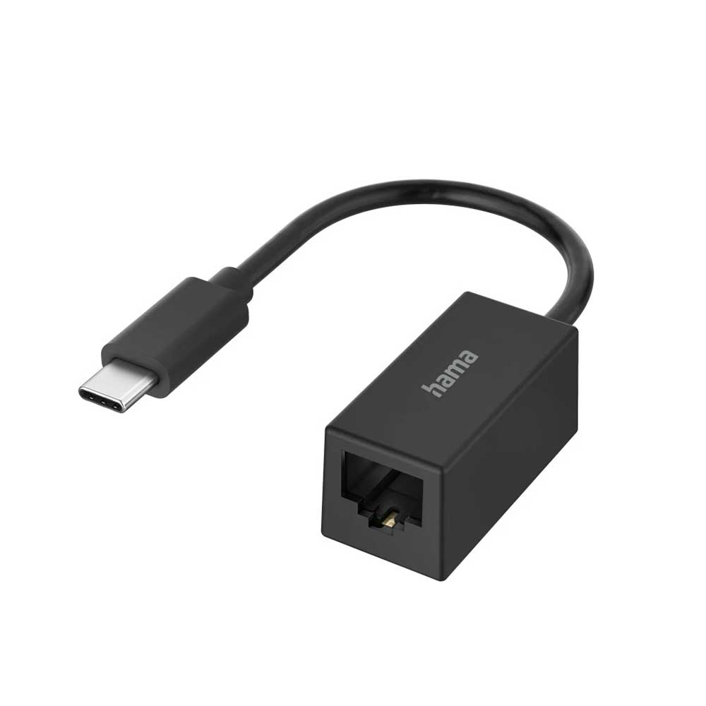 Bild von Hama Netzwerk-Adapter, USB-C, Gigabit