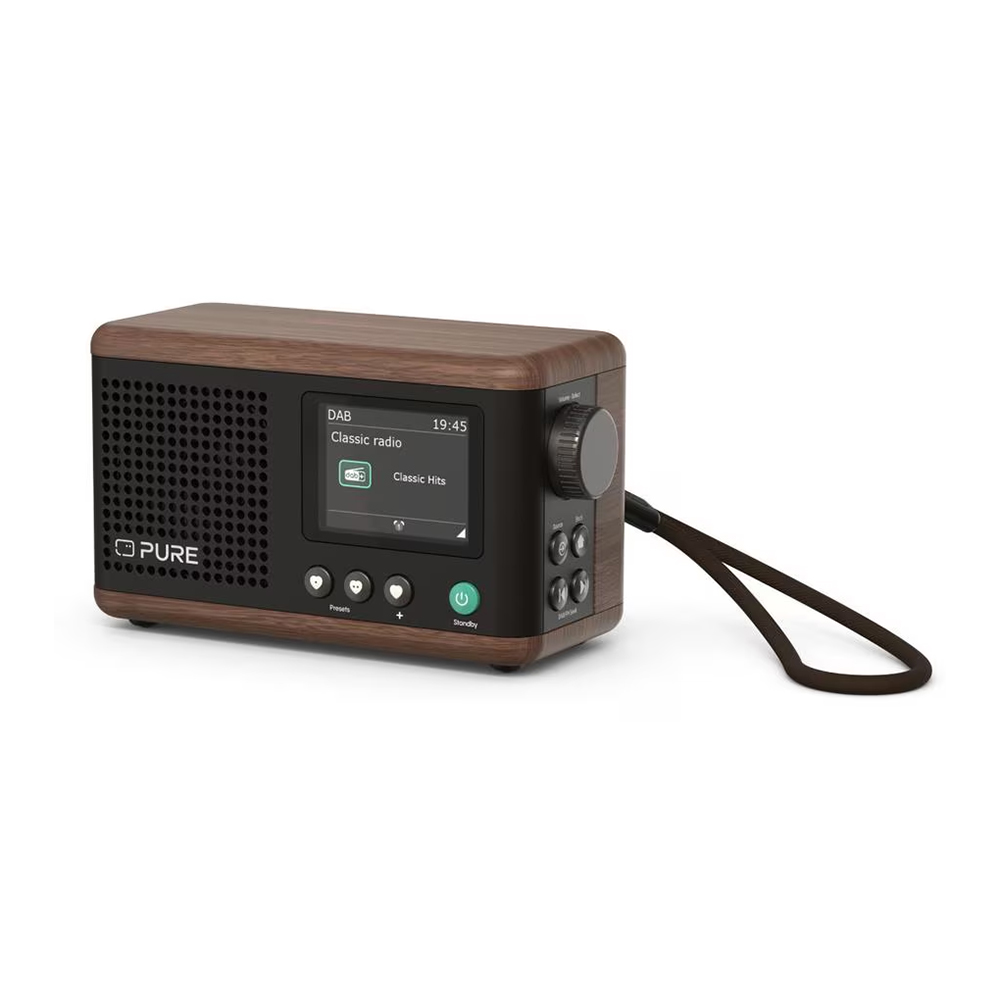 Picture of Pure Classic Mini DAB+ Radio, coffe black