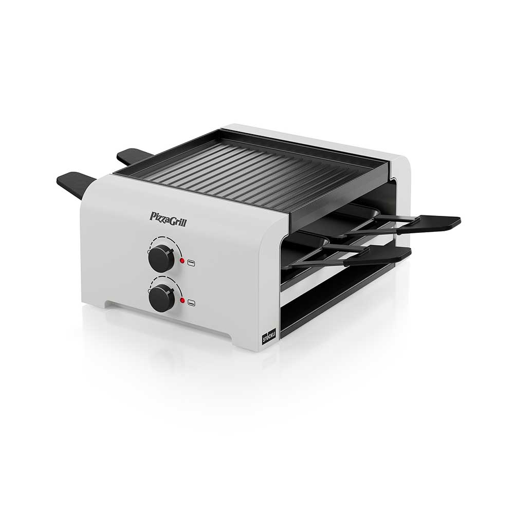 Bild von Stöckli Raclettegrill PizzaGrill 4 White