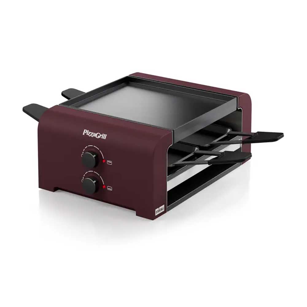 Bild von Stöckli Raclettegrill PizzaGrill 4 Merlot Red