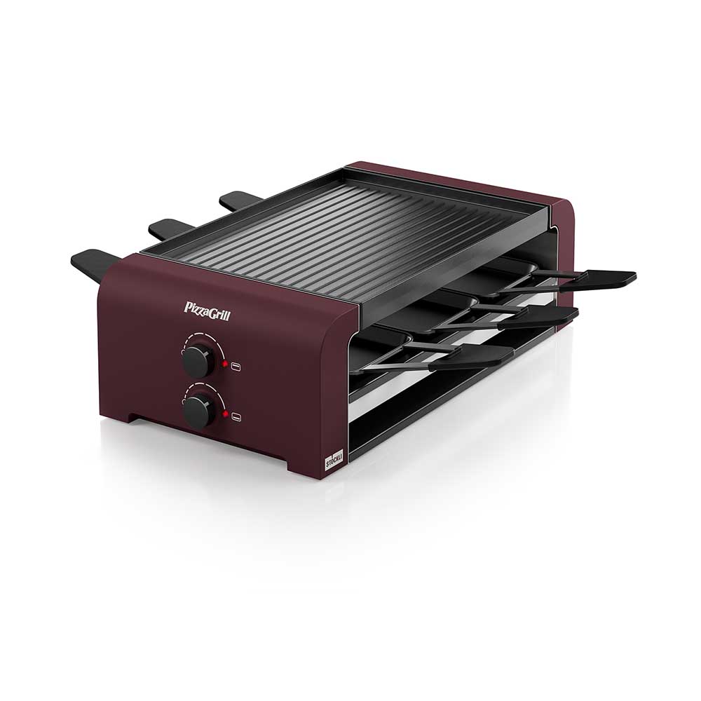 Bild von Stöckli Raclettegrill PizzaGrill 6 Merlot Red