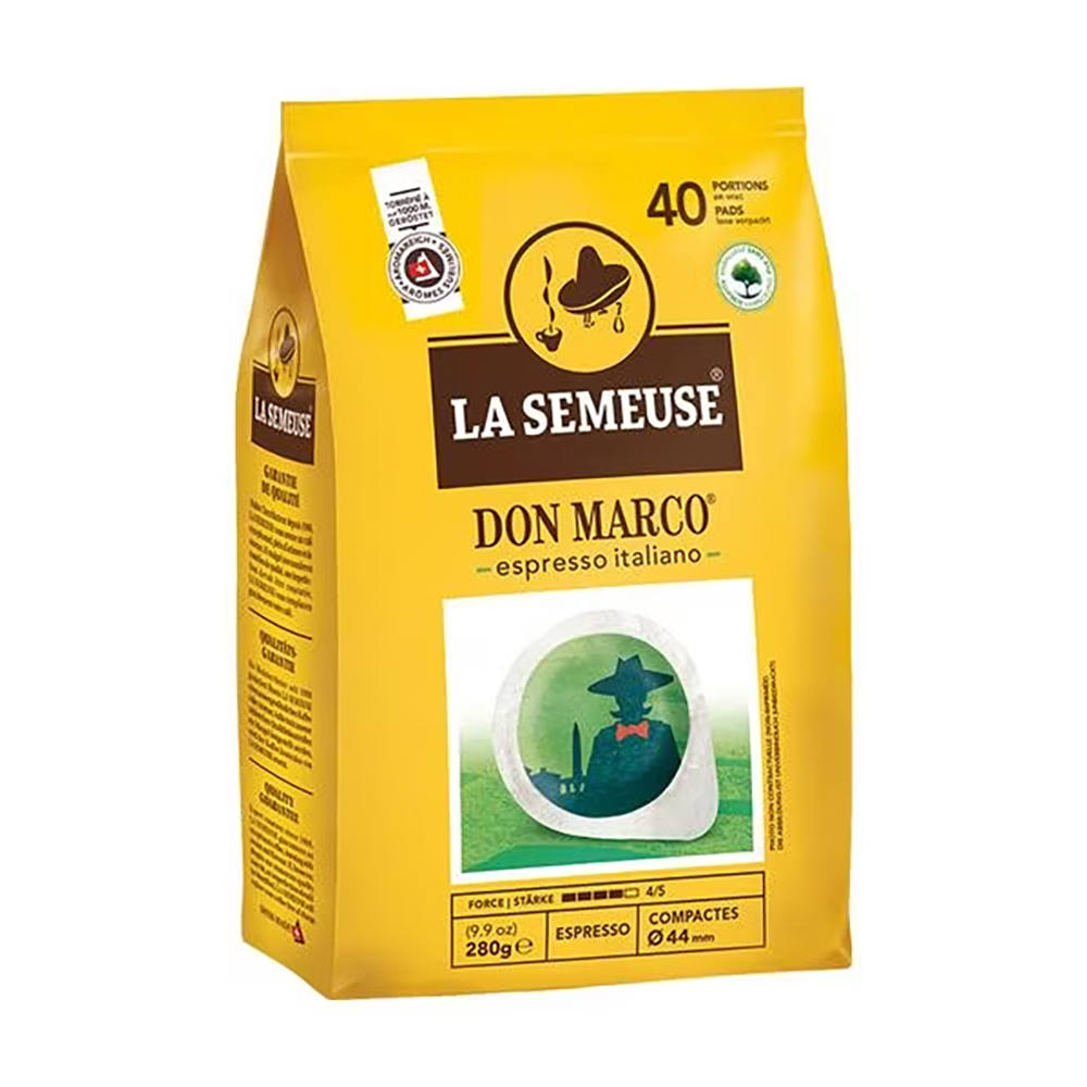 Bild von La Semeuse Kaffeepads Don Marco Espresso Intenso 40 Stk.