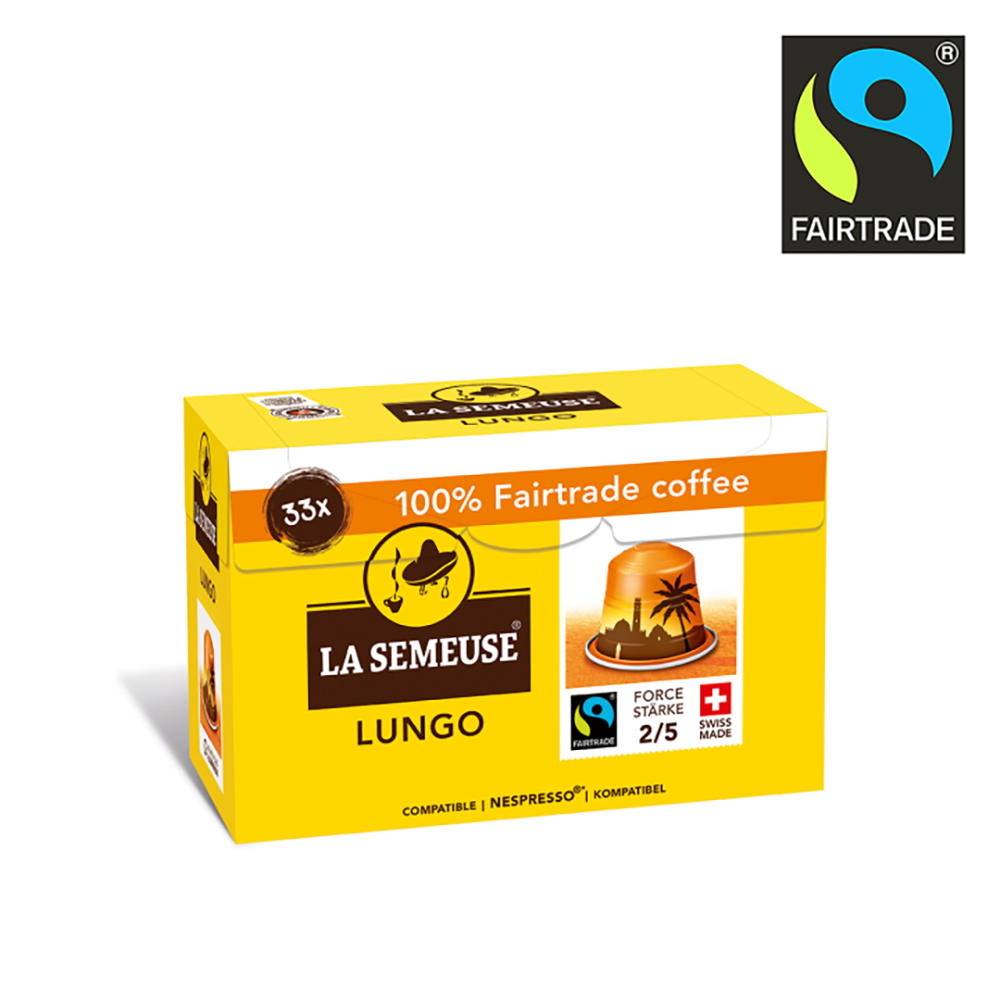 Bild von La Semeuse Kaffeekapseln Lungo Fairtrade 33 Stk.