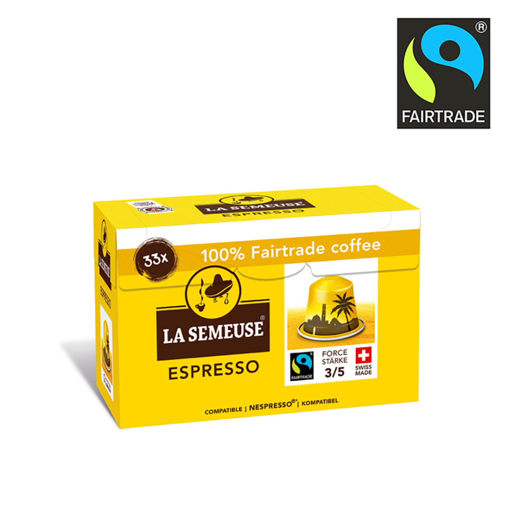 Bild von La Semeuse Kaffeekapseln Espresso Fairtrade 33 Stk.