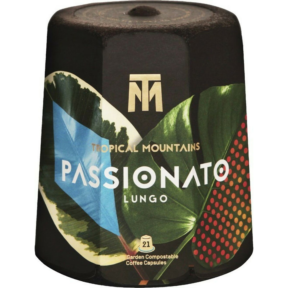 Bild von Tropical Mountains Kaffeekapseln - PASSIONATO Lungo - 21 Stück