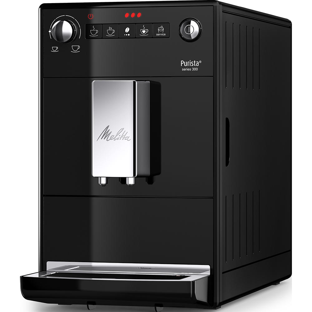 Bild von Melitta Kaffeemaschine Purista schwarz / silber