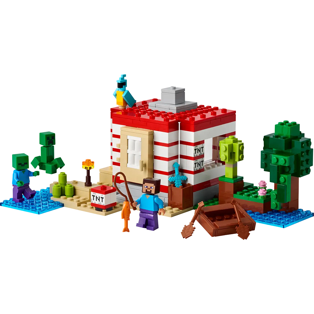 Bild von Lego Minecraft 21275 Das TNT-Dschungelhaus