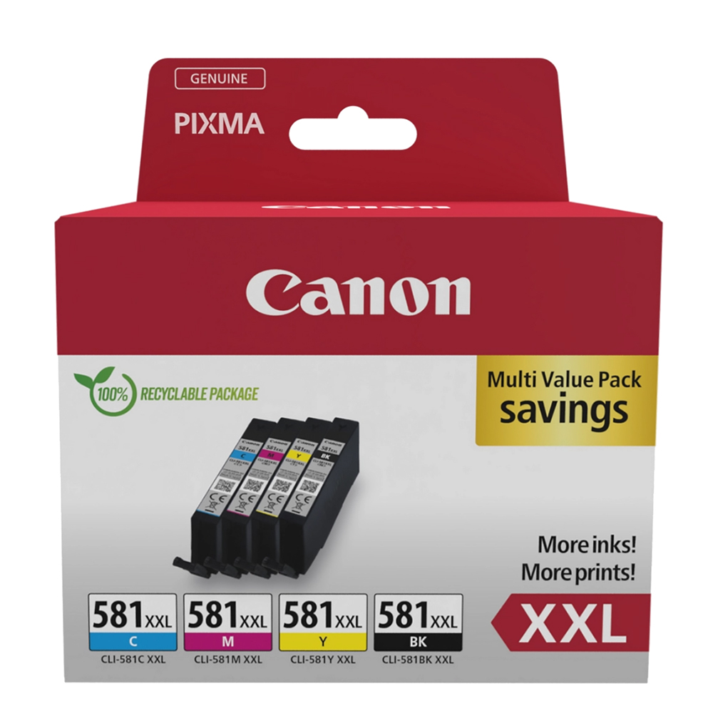 Bild von Canon CLI-581XXL CMYBK Multipack