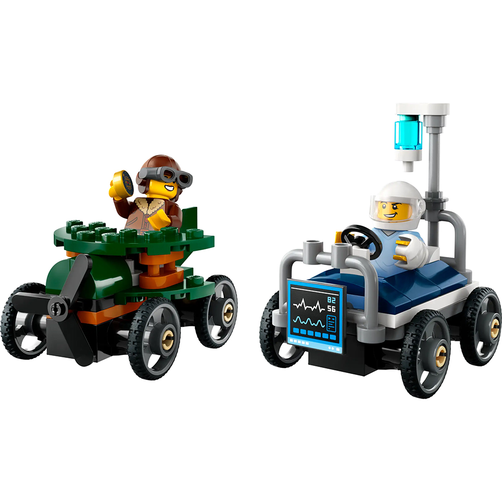 Bild von Lego City 60459 Flugzeug vs. Krankenhausbett