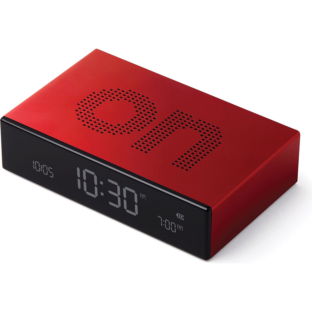Bild von Lexon Wecker Flip Premium Bordeaux
