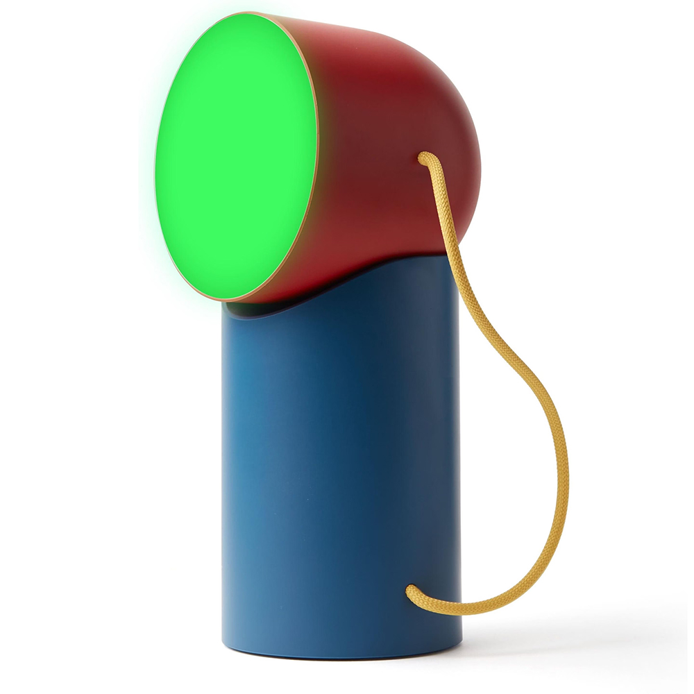 Picture of Lexon Tischlampe Orbe Dunkelblau-Rot
