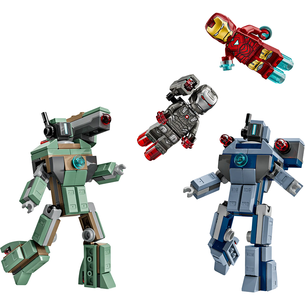 Bild von Lego Marvel 76320 Iron Man & War Machine vs. Hammer-Drohnen