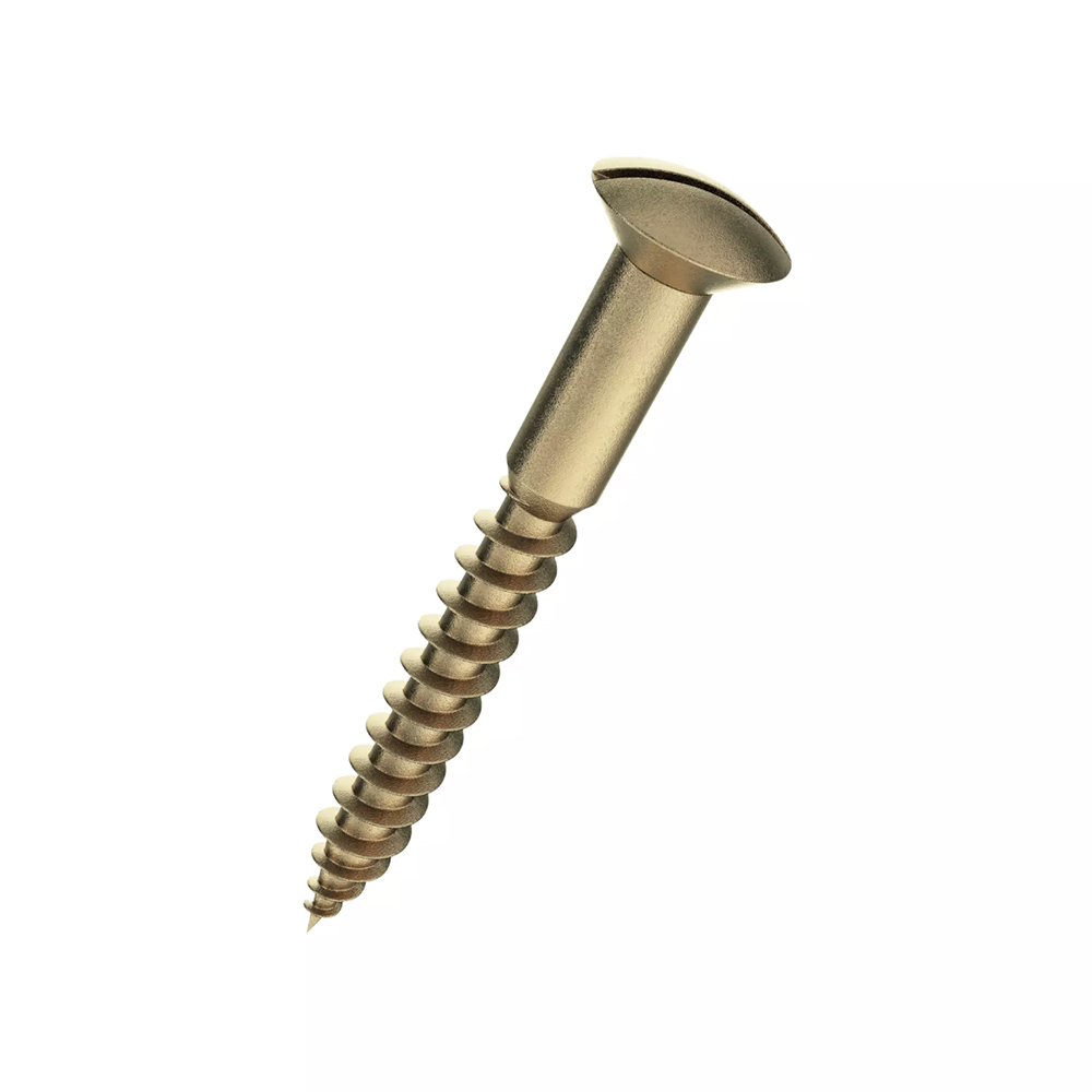 Bild von bestaPAC Holzschraube Linsensenkkopf Messing 3,5x35