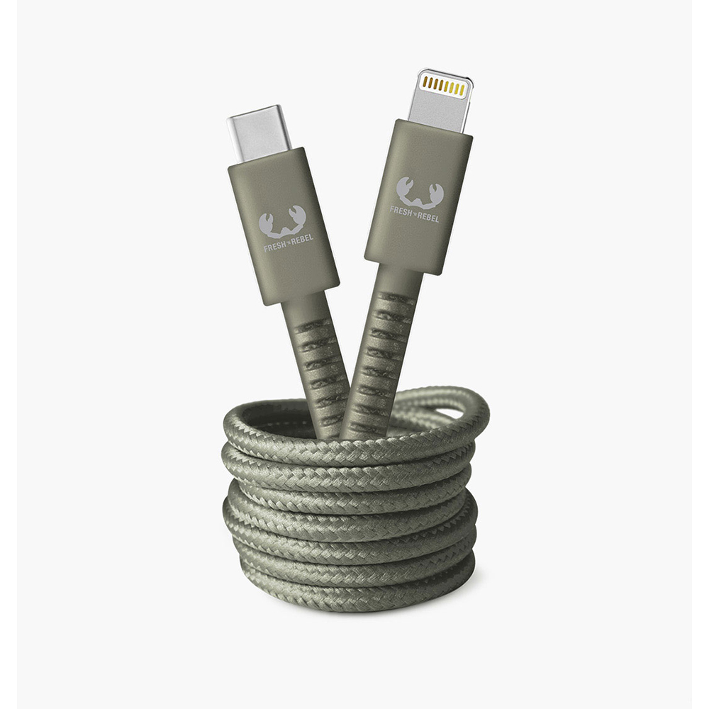 Bild von Fresh'N Rebel USB-C to Lightning 2m Green