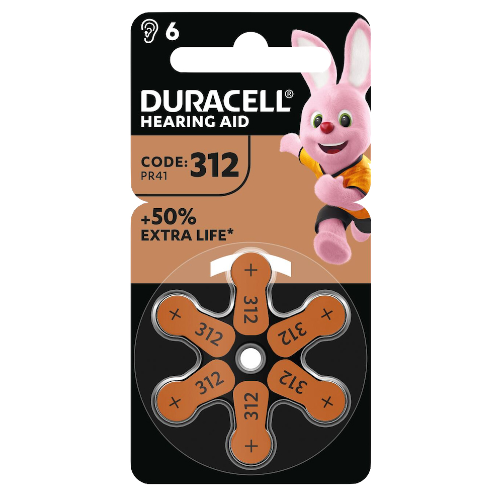 Picture of Duracell Hörgerätbatterien Hearing Aid 312