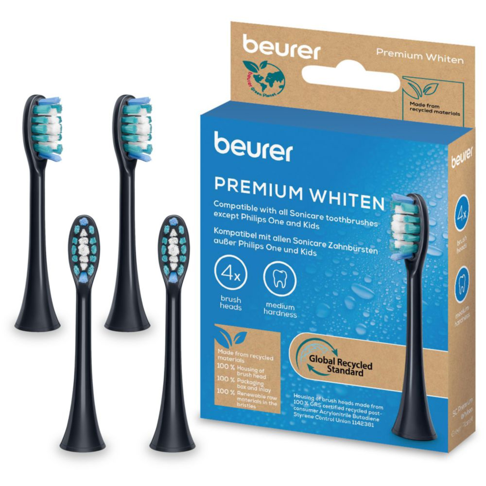 Picture of Beurer Ersatz-Aufsteckbürsten SC Premium Whiten 4er-Packung