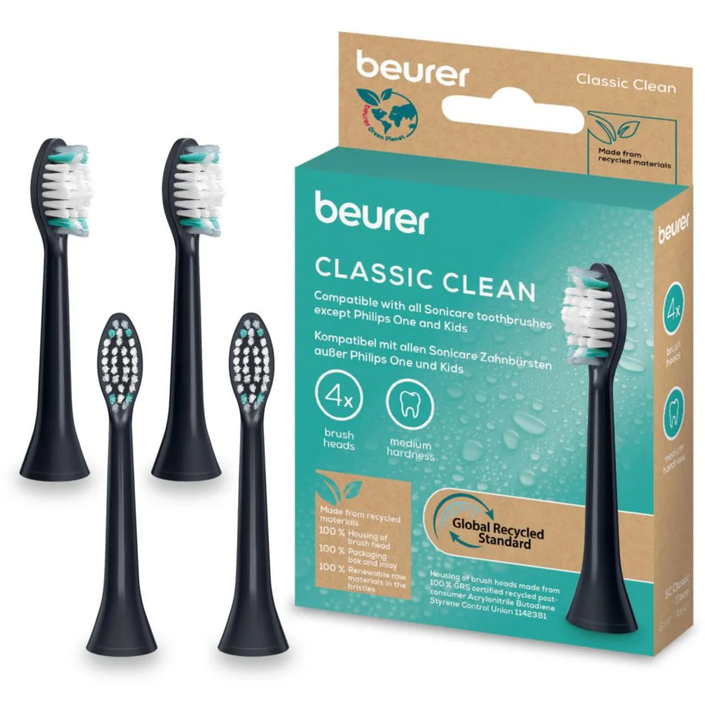 Picture of Beurer Ersatz-Aufsteckbürsten SC Classic Clean 4er-Packung