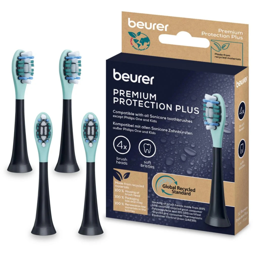 Picture of Beurer Ersatz-Aufsteckbürsten SC Premium Protection Plus 4er-Packung