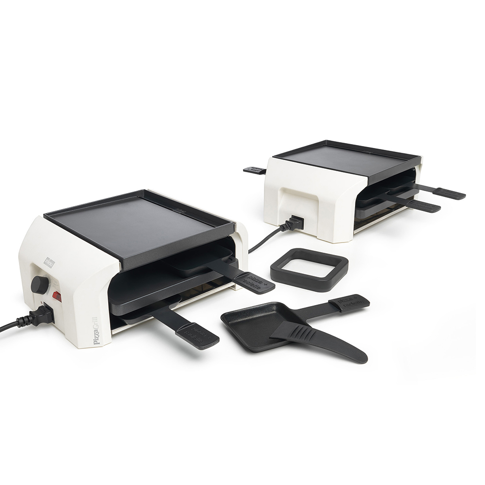 Picture of Stöckli Raclette-/Pizzagrill PizzaGrill four4 Set, weiss