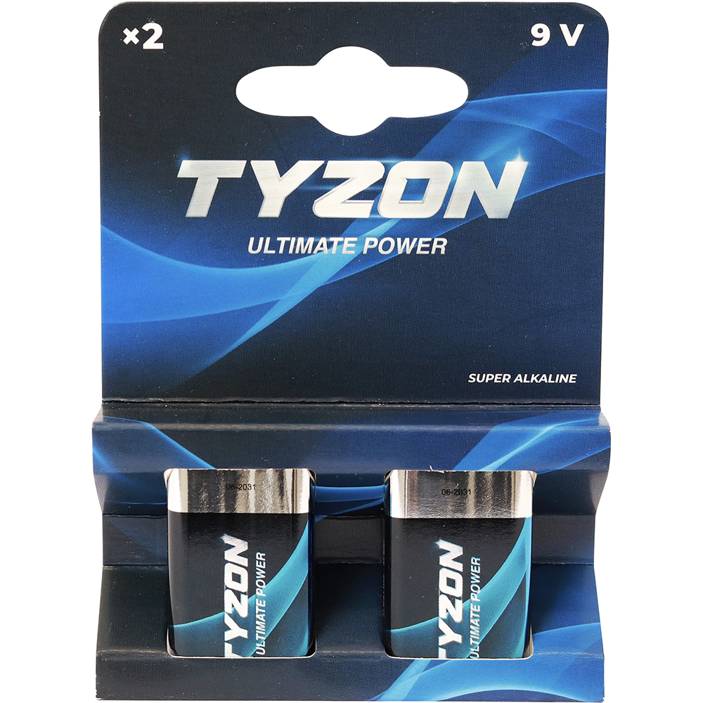 Picture of Tyzon 9 V Super Alkaline Batterien 2er-Pack