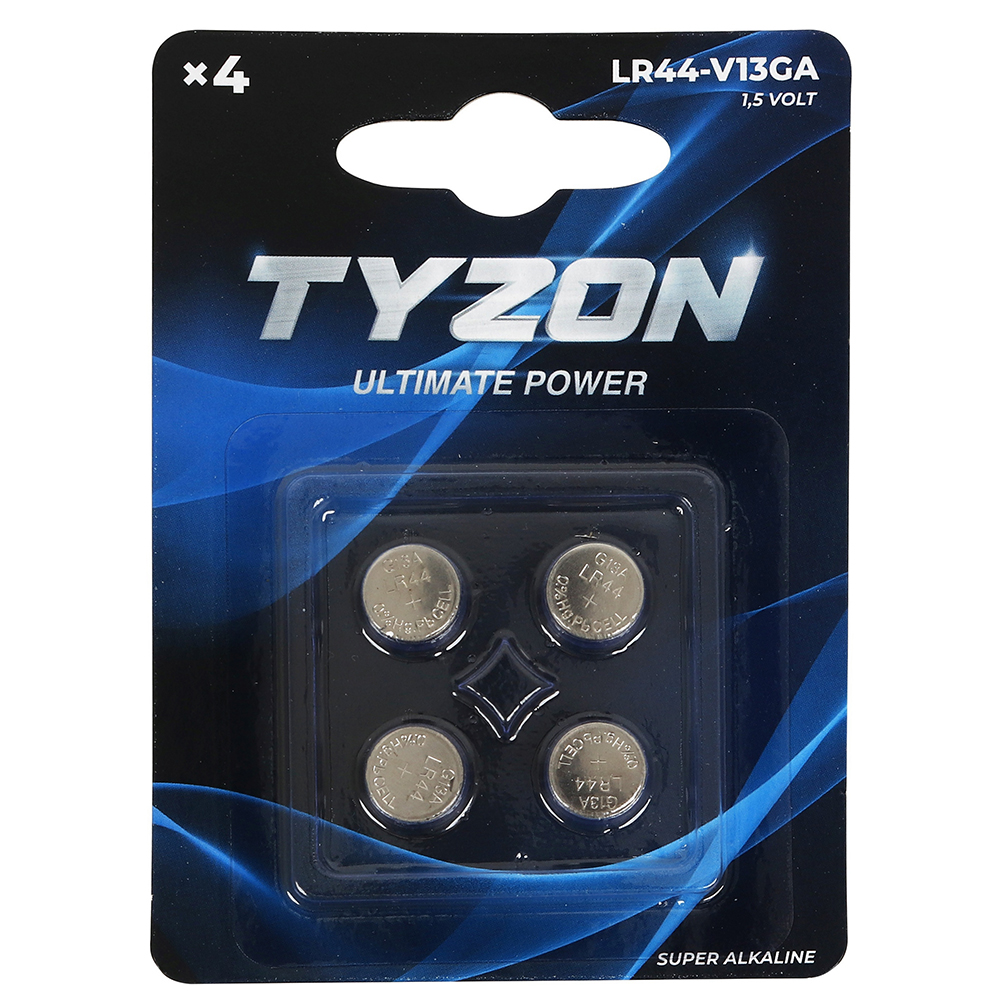 Picture of Tyzon Alkaline-Batterien LR44 4er-Pack