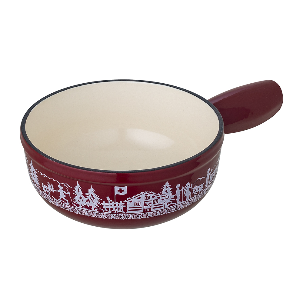 Picture of Kuhn Rikon Käsefonduecaquelon Mini Alpweide rot 