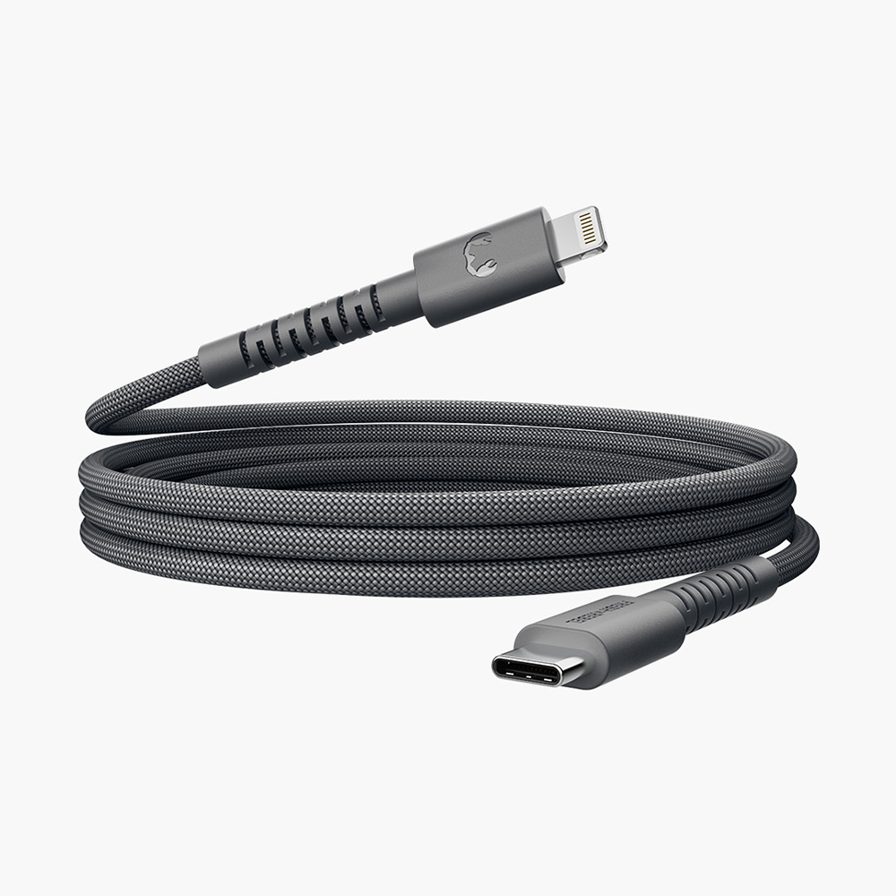 Bild von Fresh'N Rebel USB-C to Lightning 2m Storm Grey