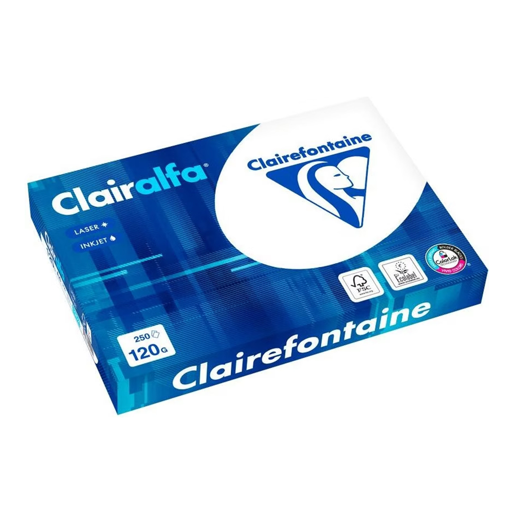 Bild von Clairefontaine A3 Universalpaper 120g, FSC Premium, Hochweiss