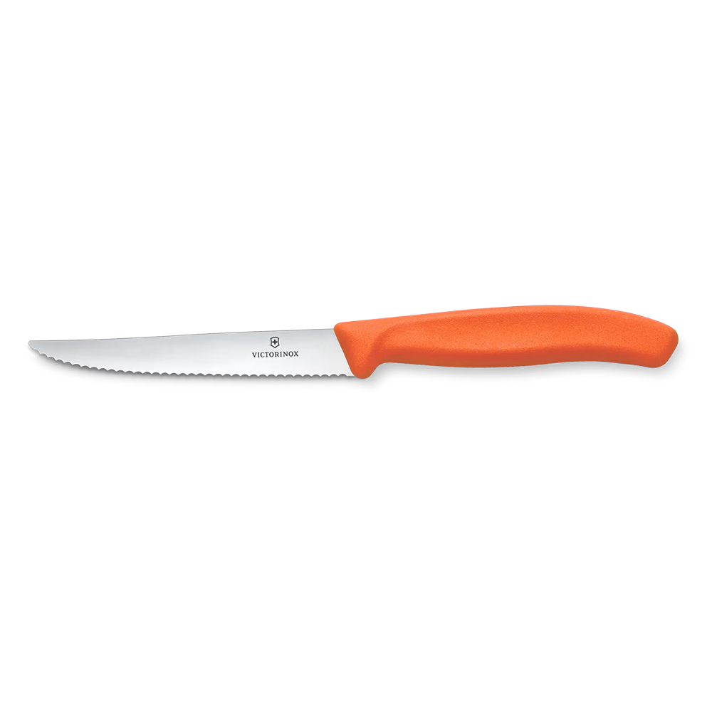 Bild von Victorinox Steak- und Pizzamesser, 11cm, orange