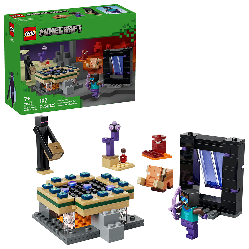 Bild von Lego Minecraft 21584 Reise durch Nether und Endportal