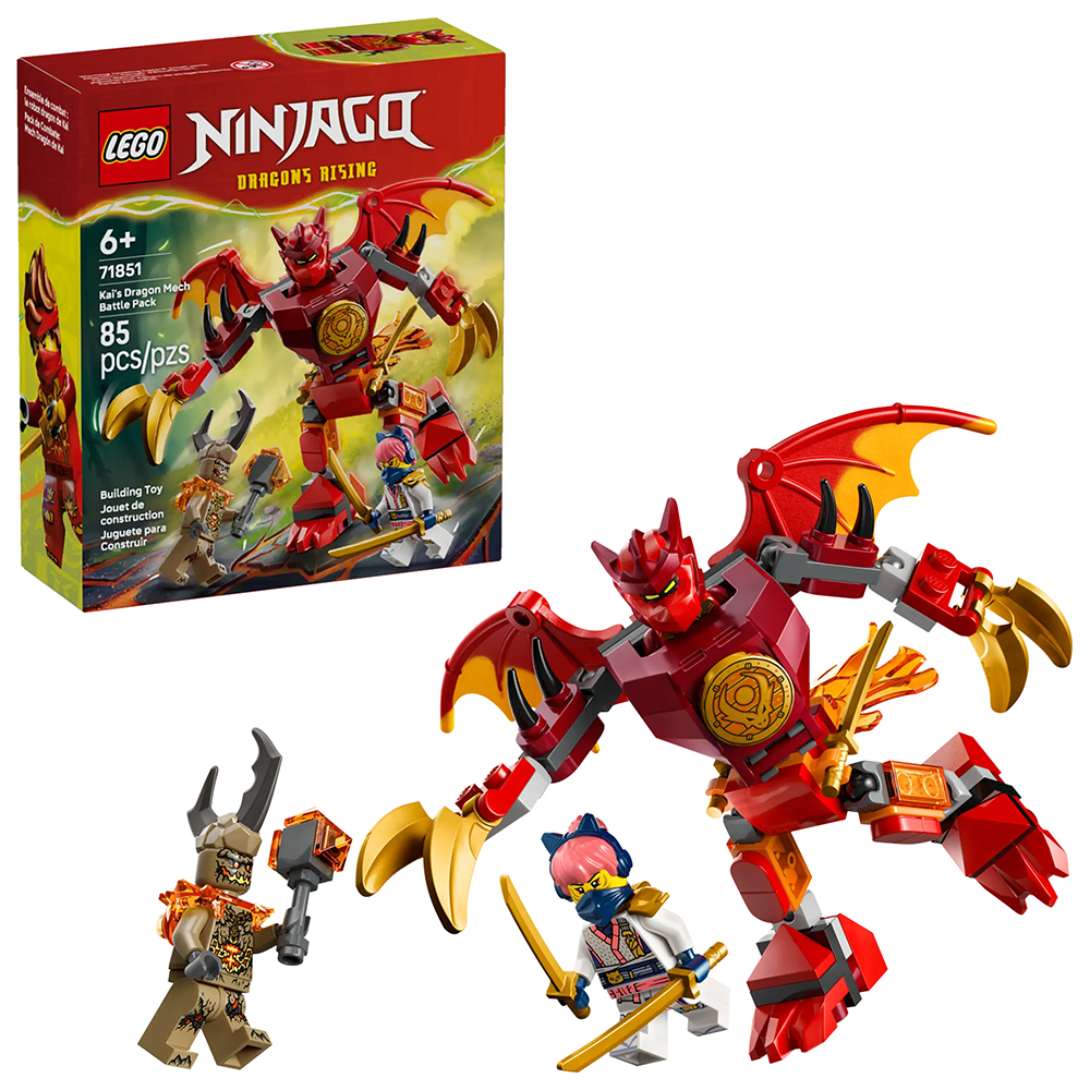 Bild von Lego Ninjago 71851 Kais Drachen-Mech Battle Set
